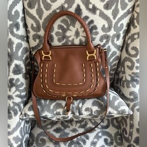 Chloe Marcie medium studded satchel. Almost new!